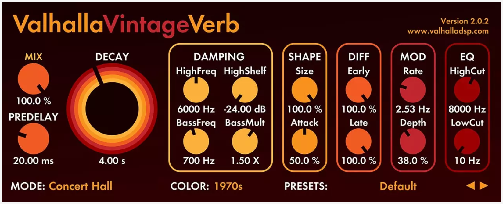 valhalla VintageVerb